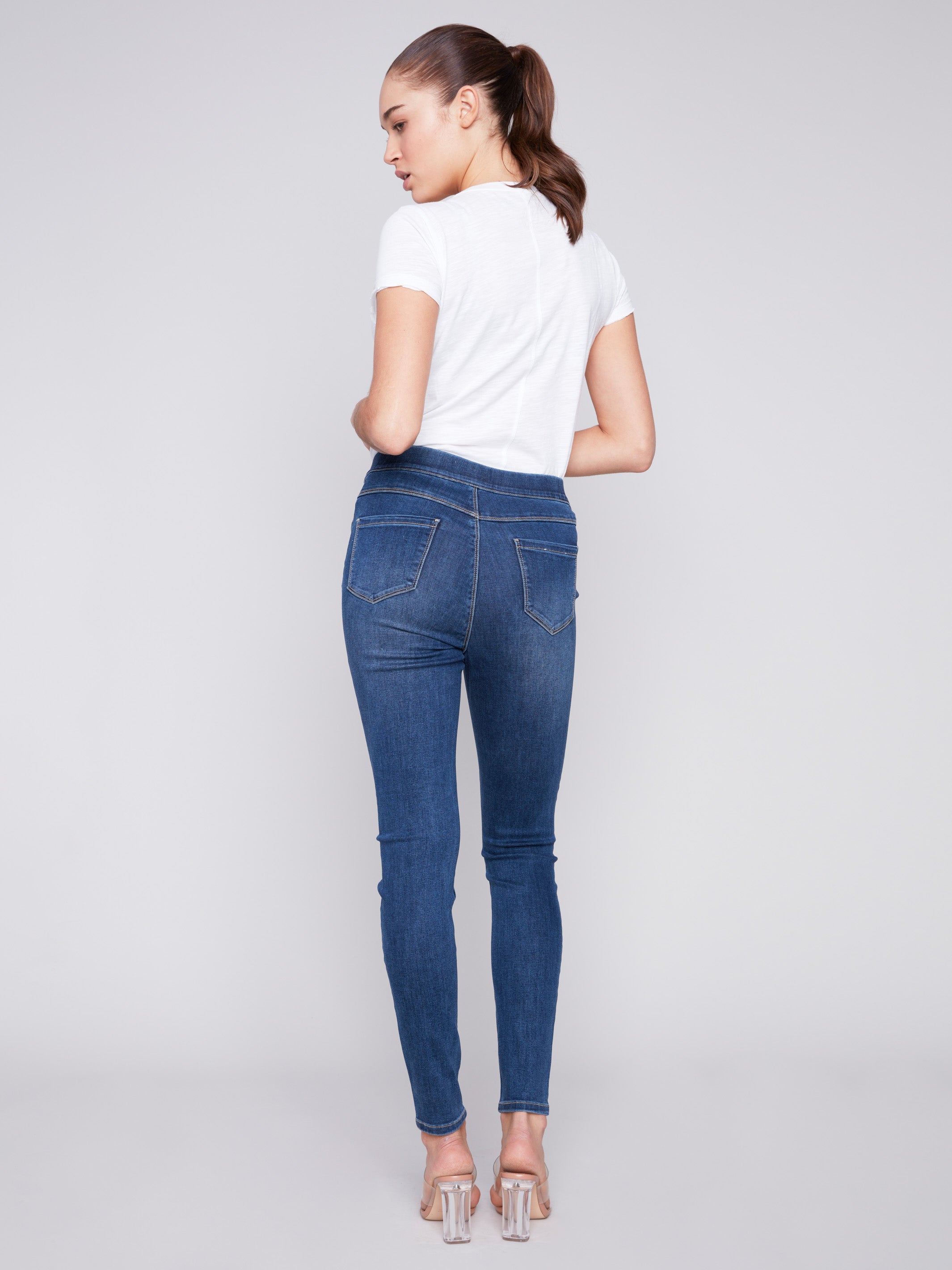 Women's Pull-On Pants | Denim, Indigo, Jeans | Charlie B