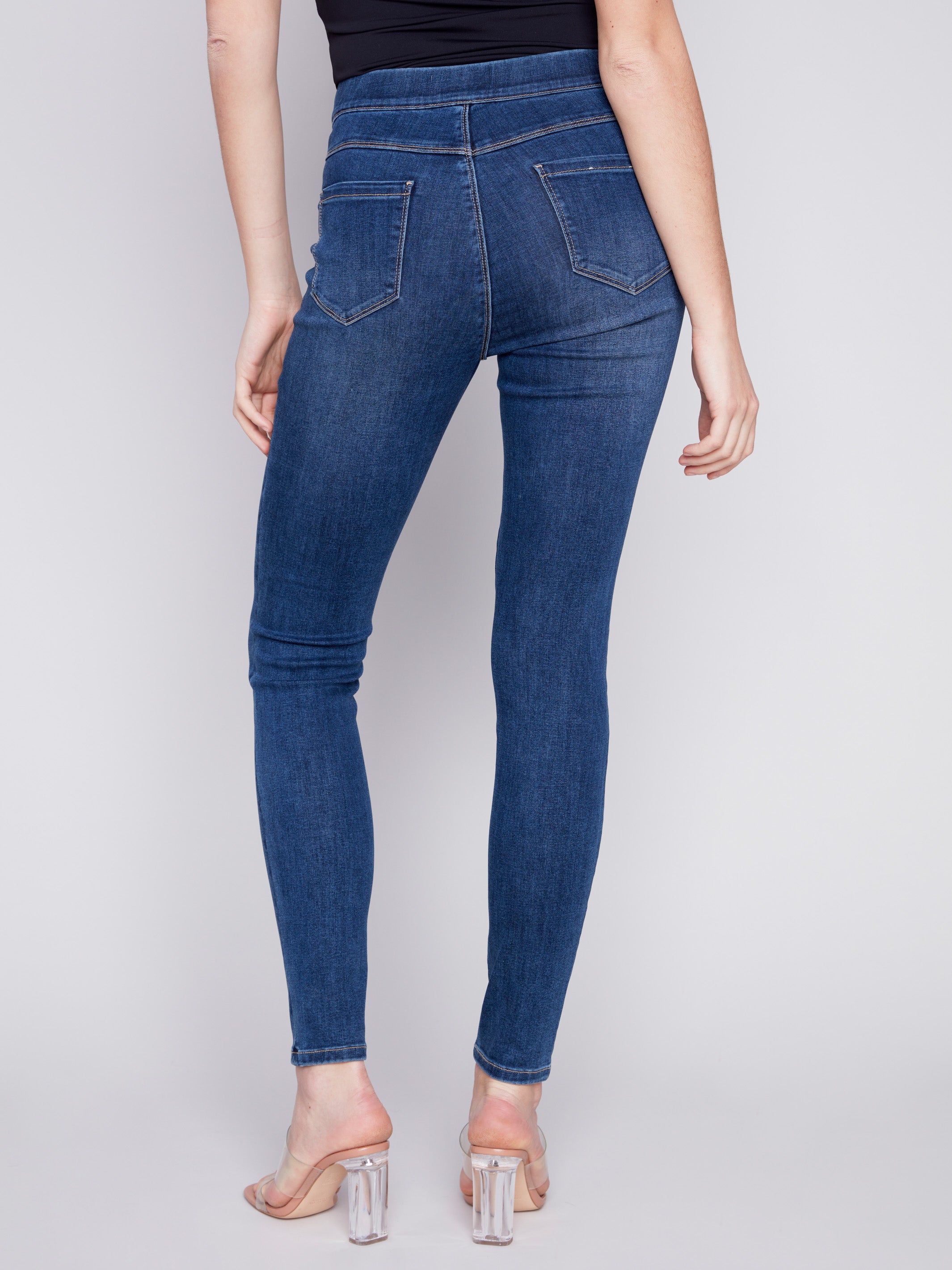 Women's Pull-On Pants | Denim, Indigo, Jeans | Charlie B