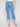 Blue cropped jeans with a fashionable fringed hem and bootcut leg design by Charlie B.