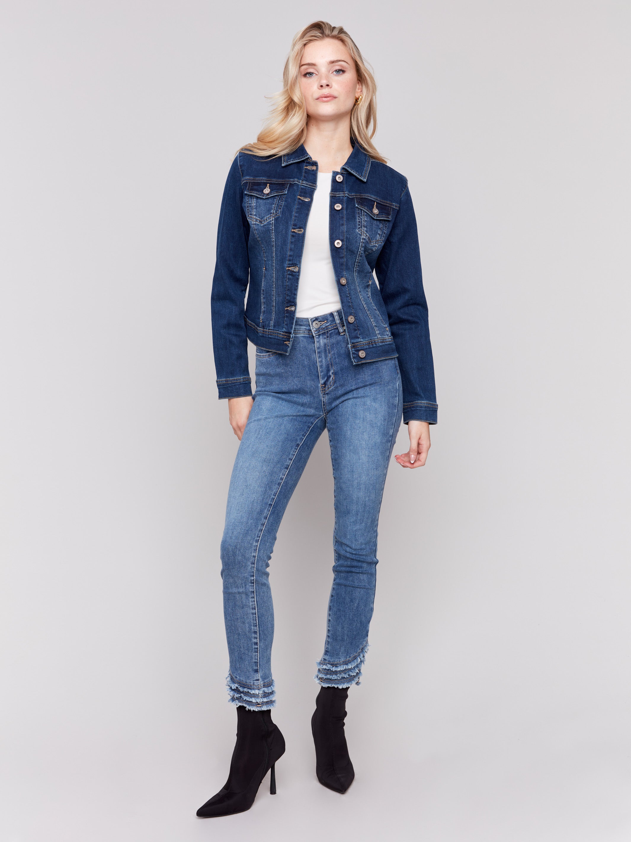 Jeans pant and jacket best sale