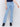 Light blue jeans with braided side seams, regular rise, and straight leg by Charlie B.