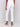 White capri pants with hem slit and side pockets by Charlie B.