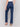 Indigo Celine flare leg jeans with a classic five-pocket design by Charlie B.