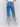 Stylish flare leg jeans crafted from stretch denim material in medium blue by Charlie B.