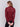 Cabernet red lace mock neck long sleeve top by Charlie B. Detailed lace pattern with long sleeves and fitted silhouette.