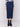 Elegant long denim skirt in dark blue with a front slit, featuring 5 pockets by Charlie B.