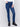 Indigo blueflare jeans with ombre hem and stud details, featuring five-pocket design and regular rise by Charlie B.