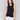 Black organic cotton tank top with crew neckline by Charlie B.