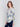 Feather pattern sweater with long sleeves and crew neckline by Charlie B.