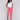 Pink slim cropped pants with a five-pocket design by Charlie B.