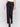 Black straight leg pants for women, featuring a high rise and straight leg fit, with front pockets by Charlie B.